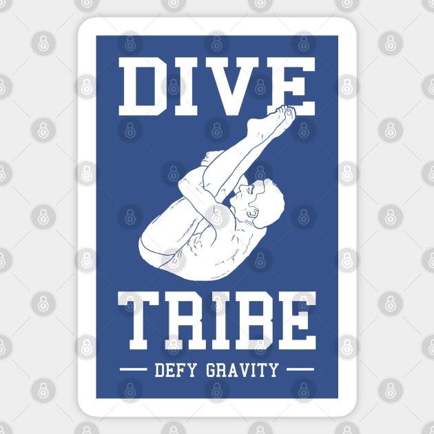 Mens Diving Dive Tribe 2 Springboard Platform Diver Sticker by atomguy